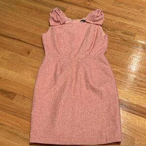 Monteau Pink Mini Dress with Bow Straps